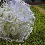 цветы из бисера, свадебные букеты из бисера на заказ.