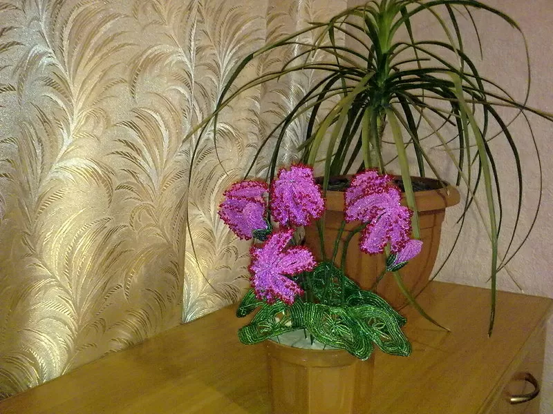 цветы из бисера, свадебные букеты из бисера на заказ. 11