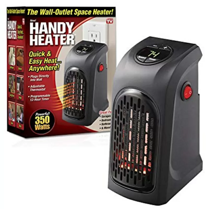 Компактный обогреватель Handy Heater 350W для дома и офиса 2