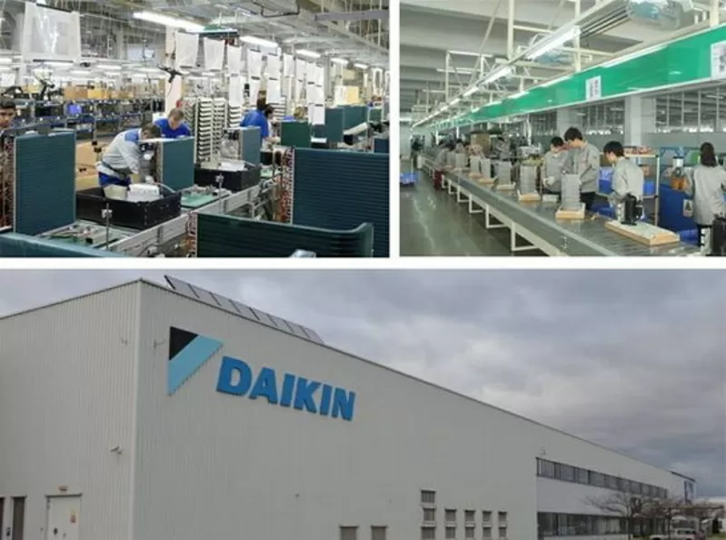 Рабочие на производство кондиционеров Daikin Чехия. Хмельницкий