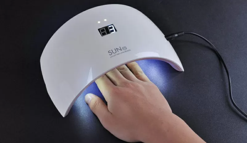 Лампа для сушки ногтей SUN 9S,  для маникюра-педикюра,  24 Вт,  дисплей